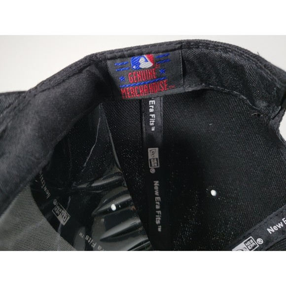 New York Yankees New Era Adjustable Snapback Hat Bold White Logo Baseball Cap - Picture 8 of 8